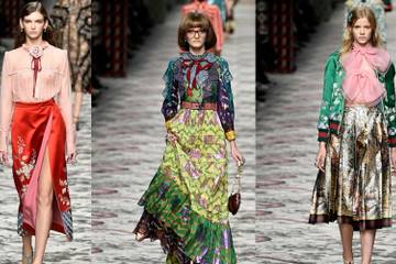 Milan Fashion Week: Gucci gioca con il romanticismo vintage e i decori