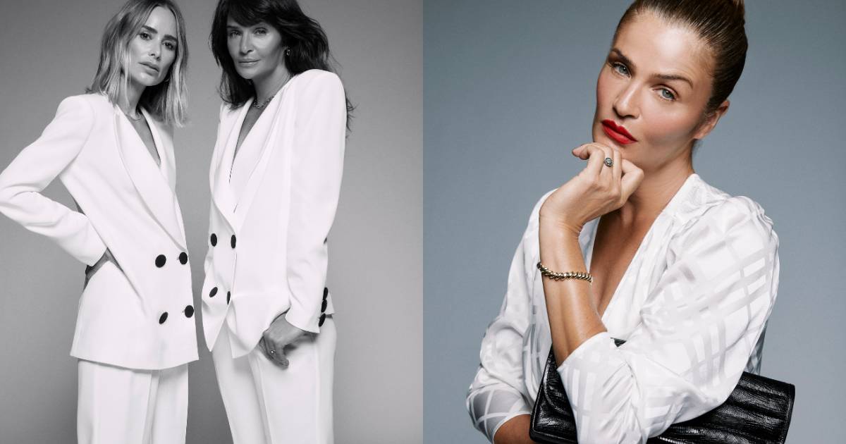 Anine Bing collaborates with Helena Christensen
