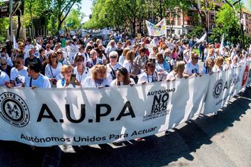 Los autónomos independientes hacen balance tras la marcha sobre Madrid: “Solo nos quieren para recaudar”