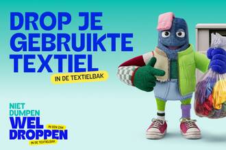 Stichting UPV Textiel start landelijke campagne ‘Niet dumpen, wél droppen’