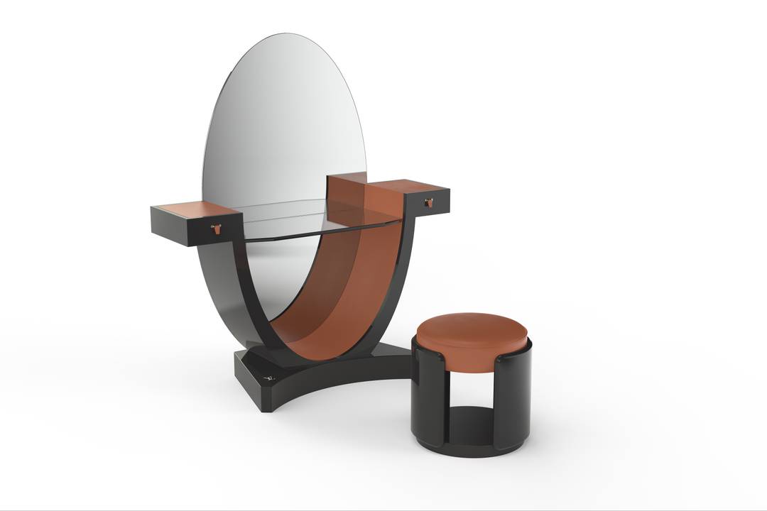 Louis Vuitton, Objets Nomades, P. E. Legrain Coiffeuse black