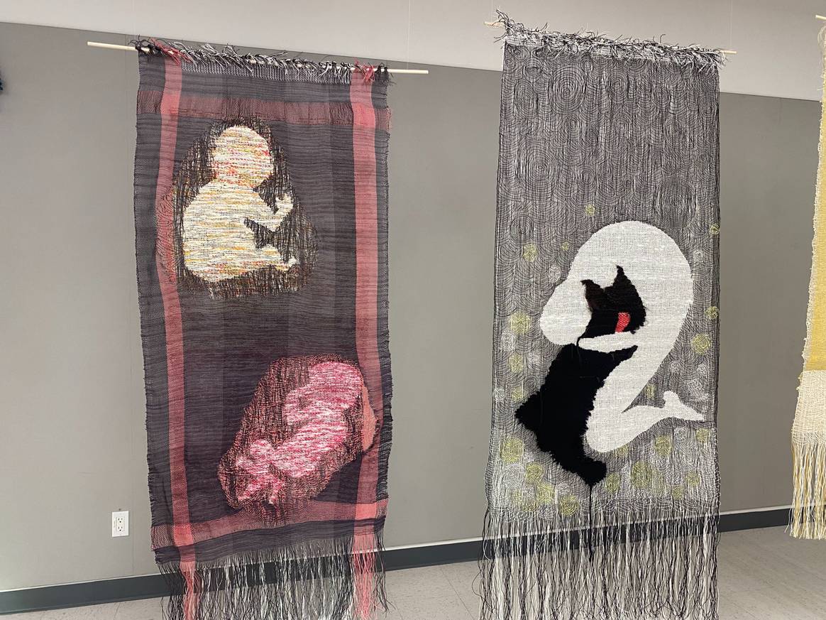 Graduate presentations from Parsons MFA Textiles, May 2023