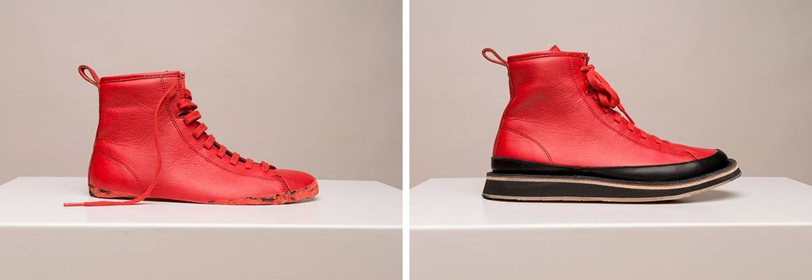 Spaans schoenenmerk Camper lanceert collectie van gebruikte schoenen
