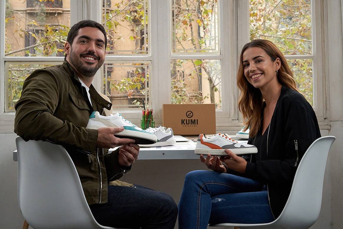 Hechas de botellas de plástico recicladas y de maíz: así son (o serán) las nuevas Kumi Sneakers