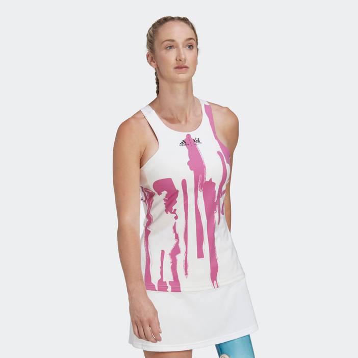 Thebe Magugu Tennis New York Y-Back Tanktop | Adidas
