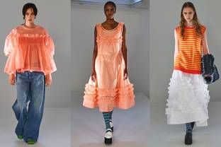 LFW SS22: Molly Goddard goes for laidback vibes