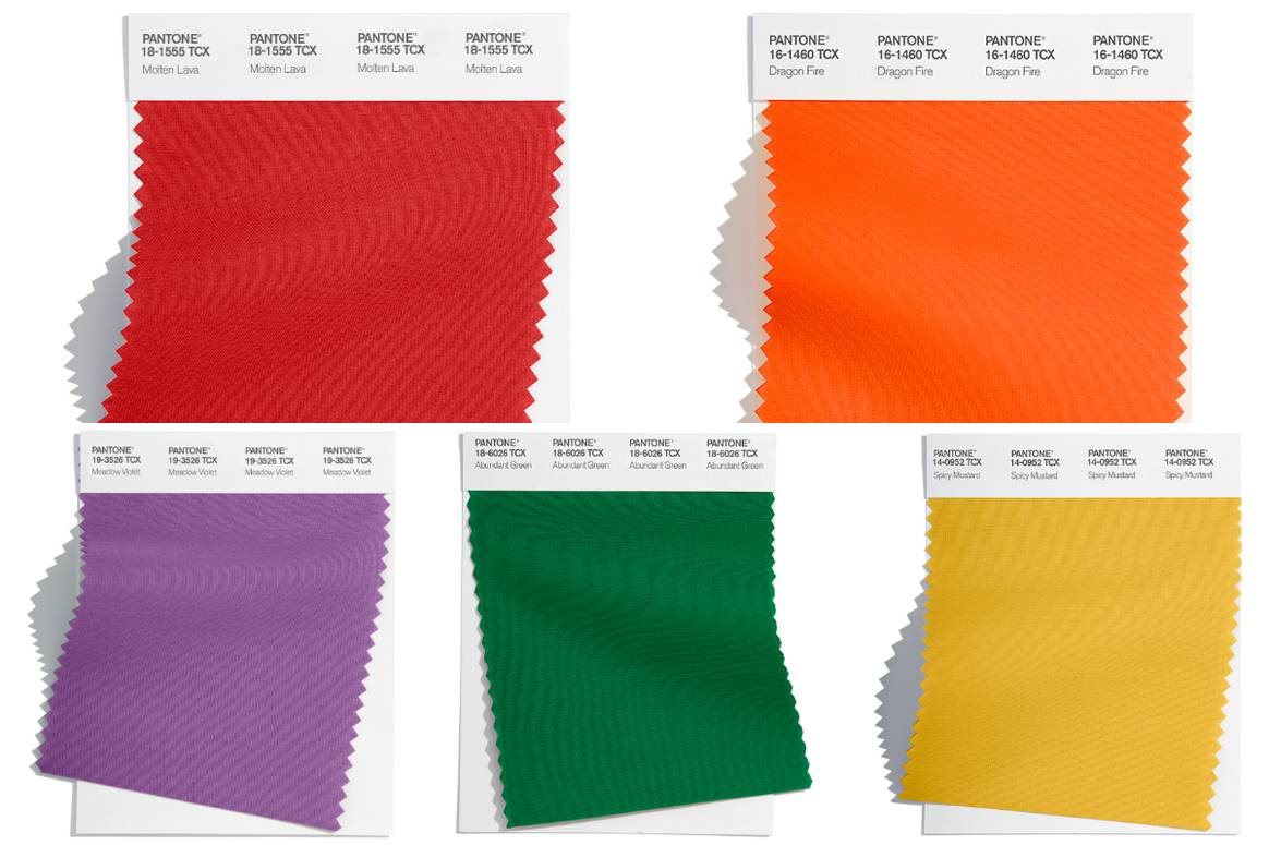 Image: Pantone AW22/23 London Colour Palette