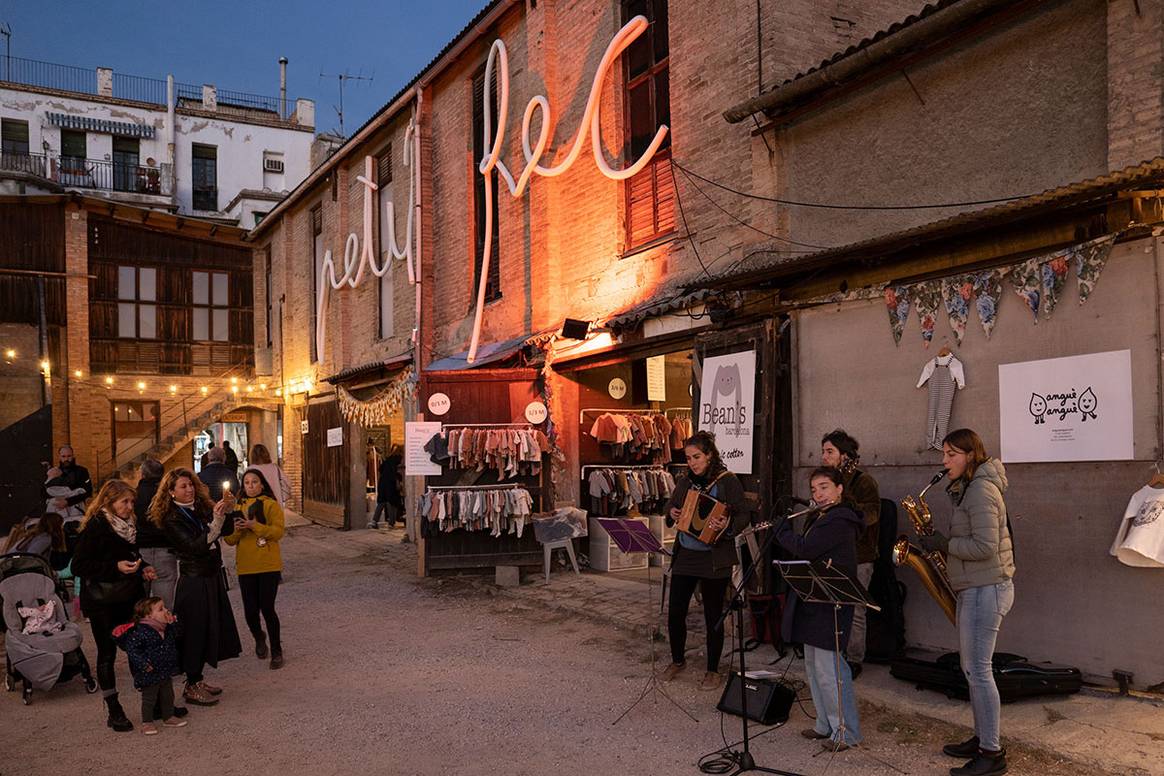 El barrio del Rec de Igualada durante la 25ª edición del festival Rec.0, del 8 al 11 de noviembre de 2023.