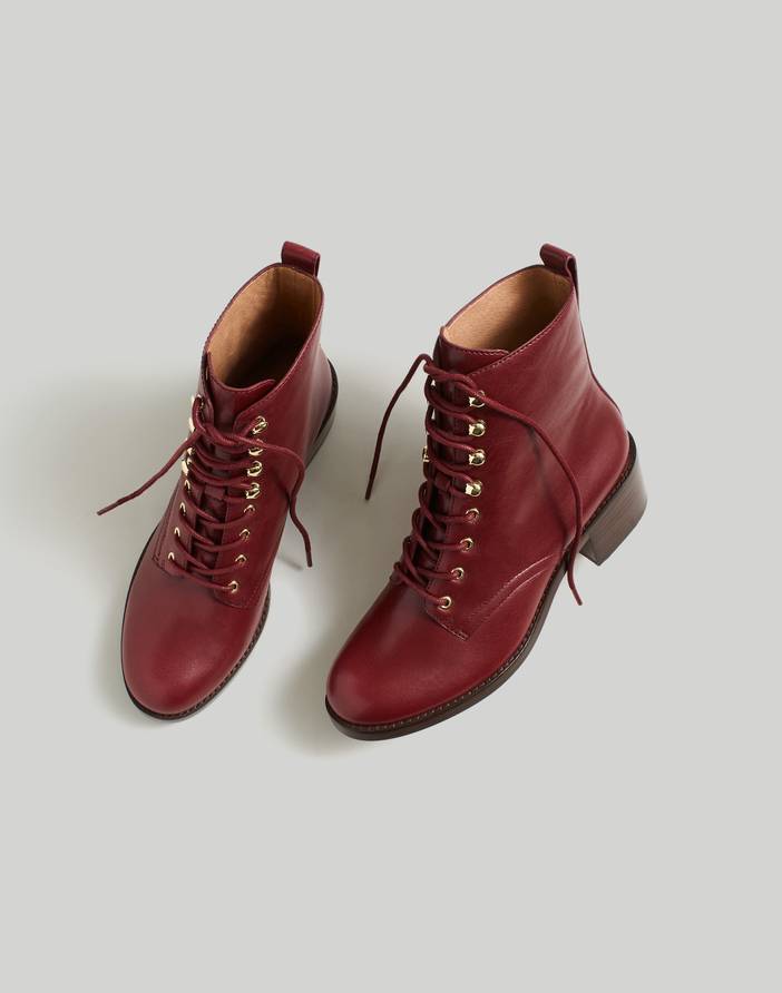 The Patti Lace-Up Boot | Madewell