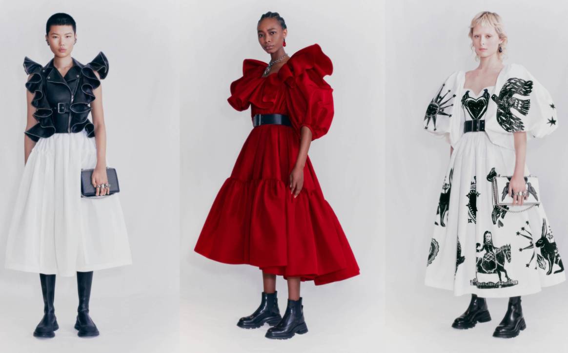 Image: Alexander McQueen pre-fall 21