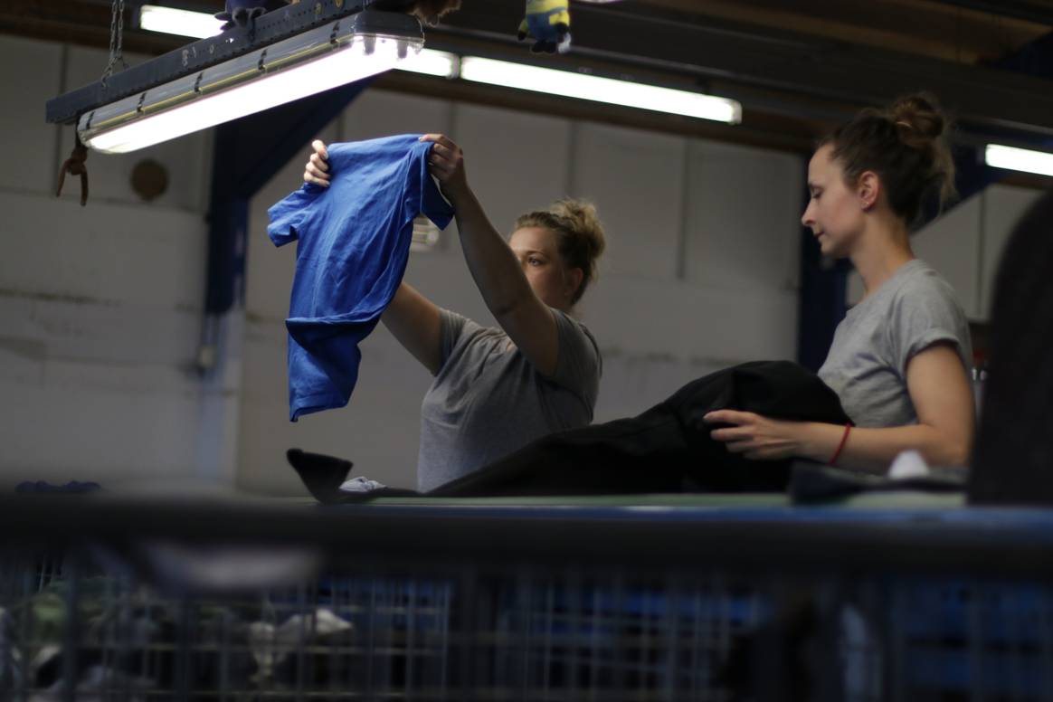 Het sorteerproces bij Sympany. Beeld: Vodde