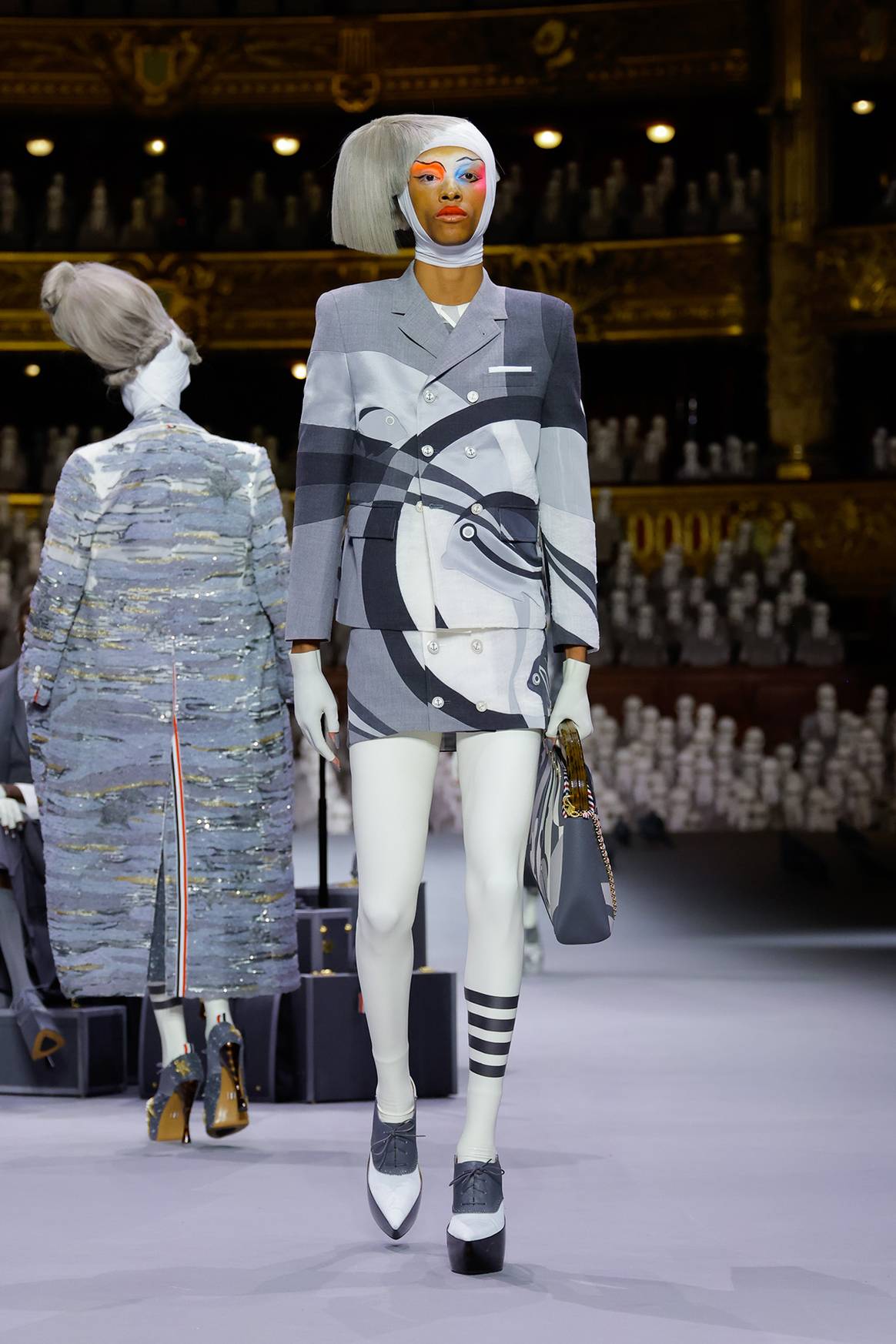 Créditos: Thom Browne, primera colección de Alta Costura, para la temporada Otoño/Invierno FW23. Fotografía de cortesía.