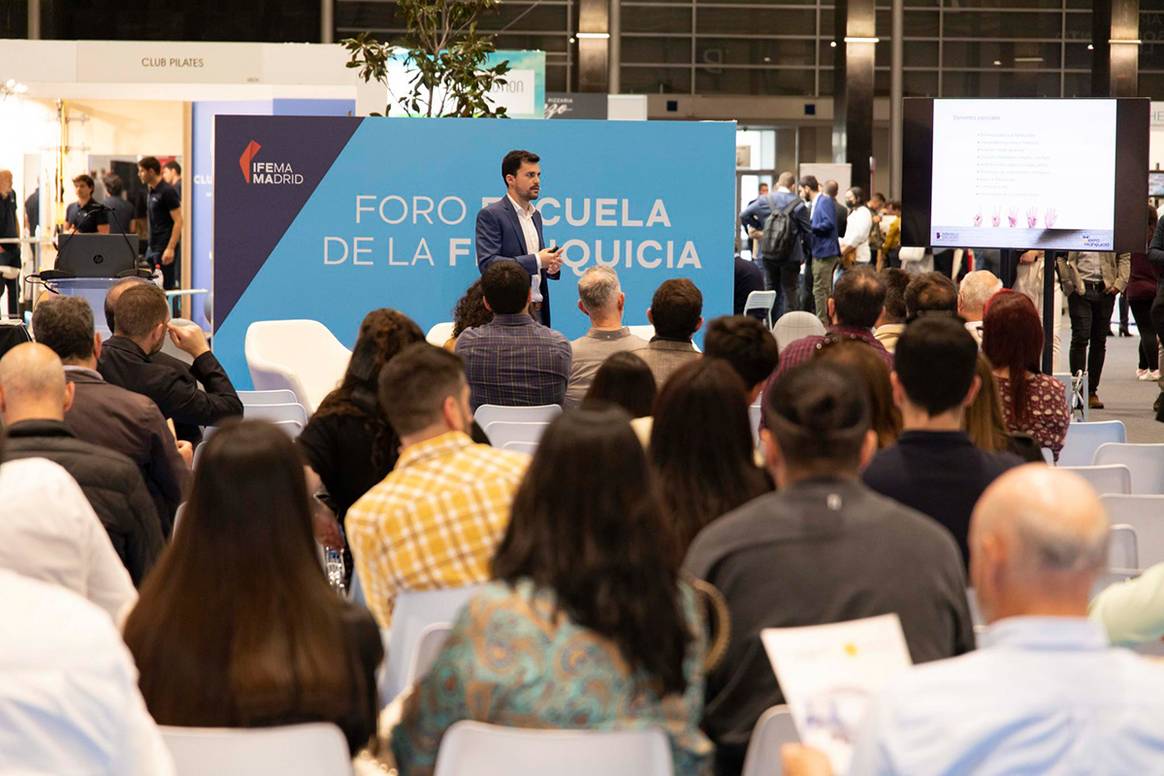 Photo Credits: Recinto Ferial de Ifema Madrid durante la celebración de Expofranquicia en su edición de 2022. Ifema Madrid, fotografía de archivo.