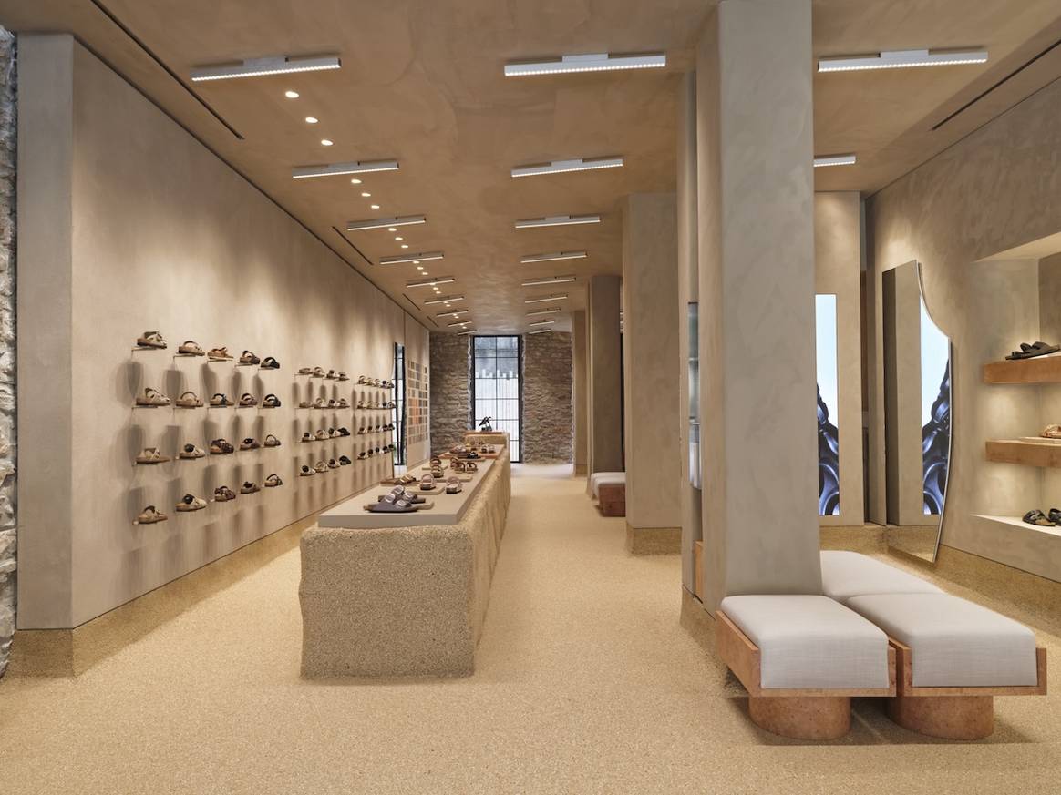 Blick in den neuen Birkenstock-Store in San Sebastián