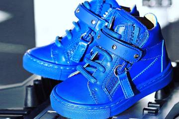 Giuseppe Zanotti launching Giuseppe Junior