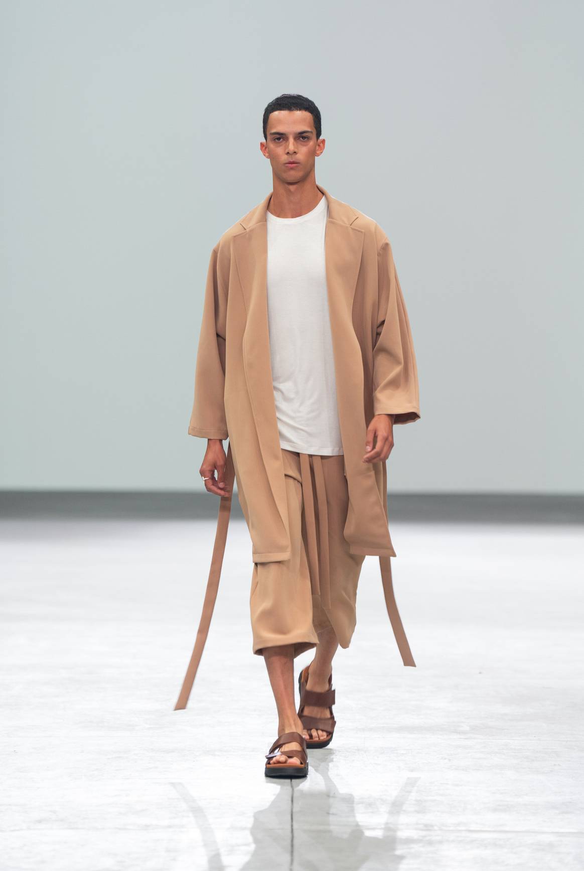 La comodidad se demostró en las prendas oversize.