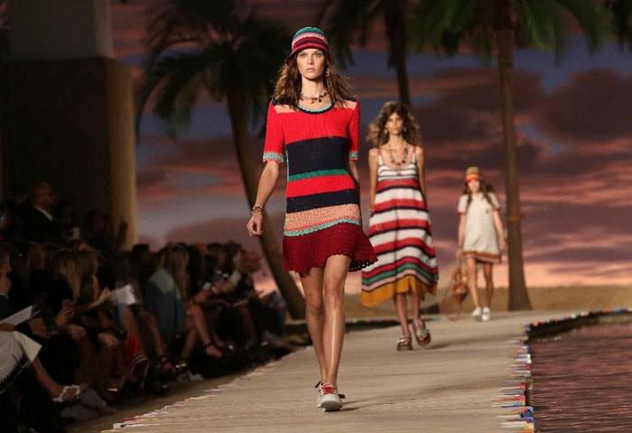 Hilfiger transforms runway into Caribbean escape during NYFW