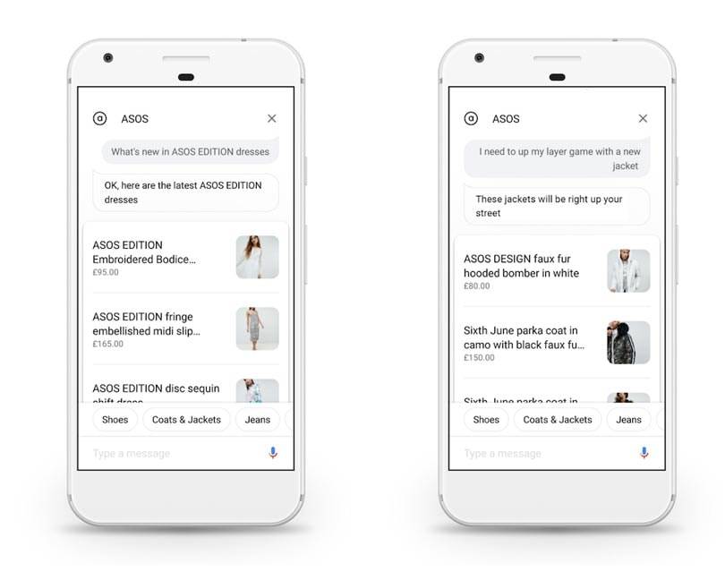 Asos customers can now shop via Google Assistant