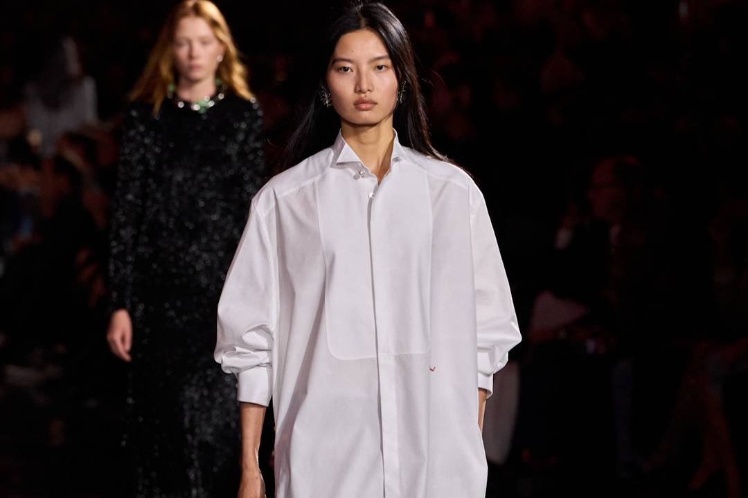 Silhouette della sfilata Chanel primavera-estate 2026.
