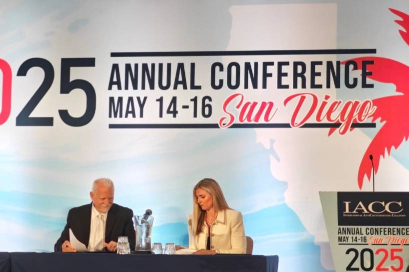 Bob Barchiesi e Christine Casaceli, responsabile della conformità alla proprietà intellettuale di Temu per gli Stati Uniti