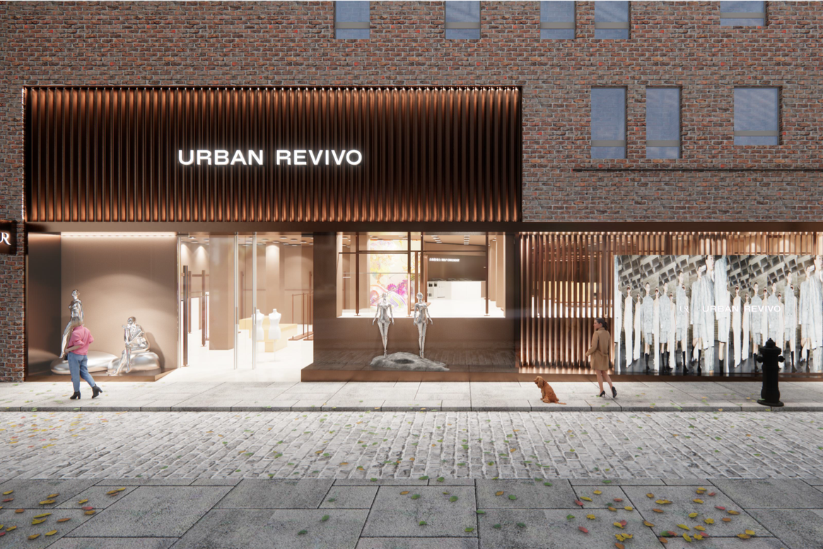 Rendering of Urban Revivo UK flagship