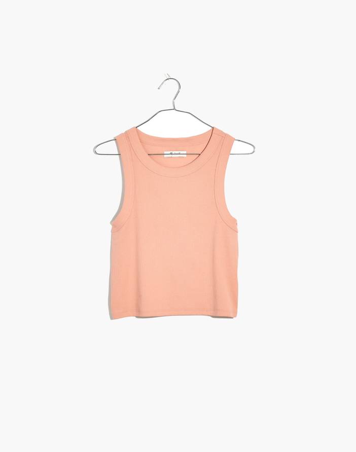 Supima® Rib Crop Tank | Madewell
