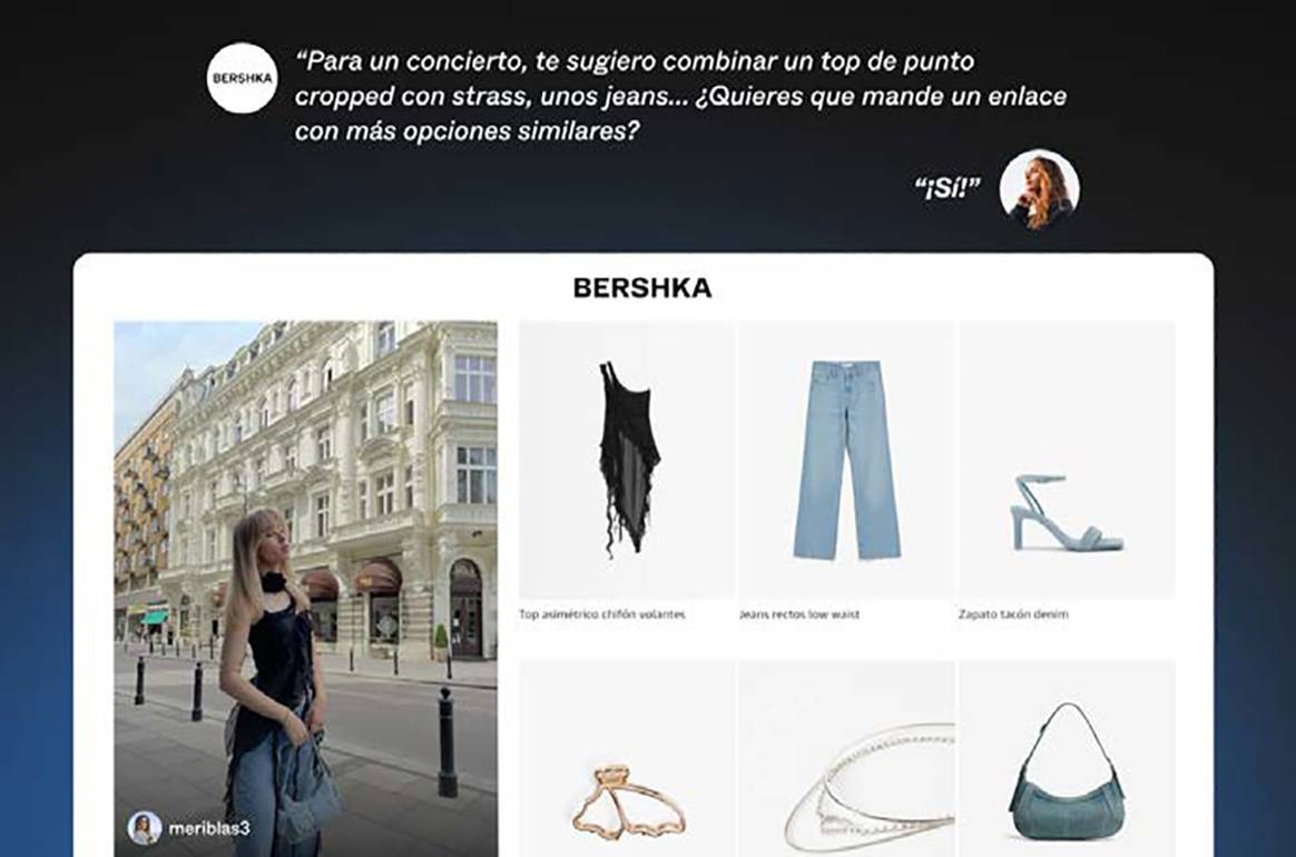 Imagen ilustrativa de la nueva “skill” de Alexa presentada por Bershka.