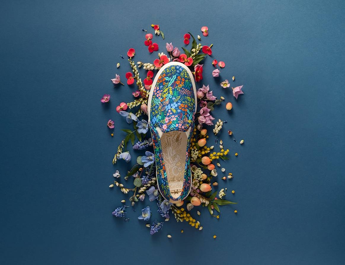 Keds reintroduces vintage styles in new collaboration with Rifle Paper Co.