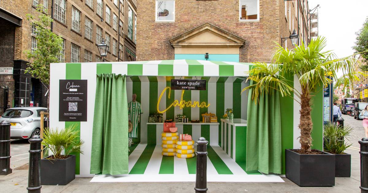 Kate Spade opens Cabana pop-up in London