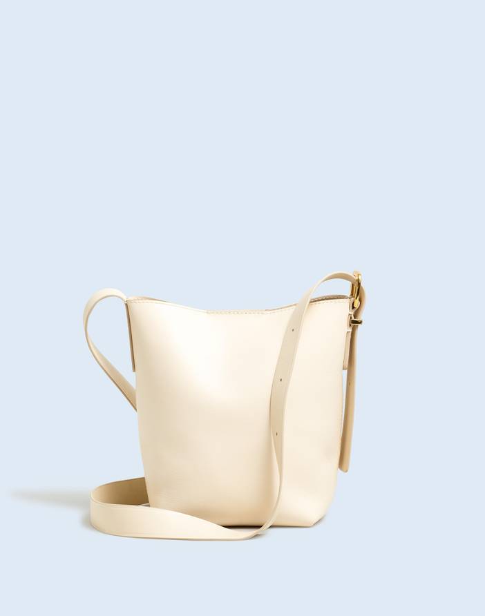The Essential Mini Bucket Tote in Leather | Madewell