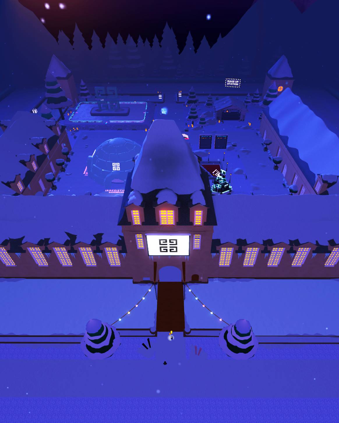 Givenchy transforms Roblox world into a 'Winter Wonderland'