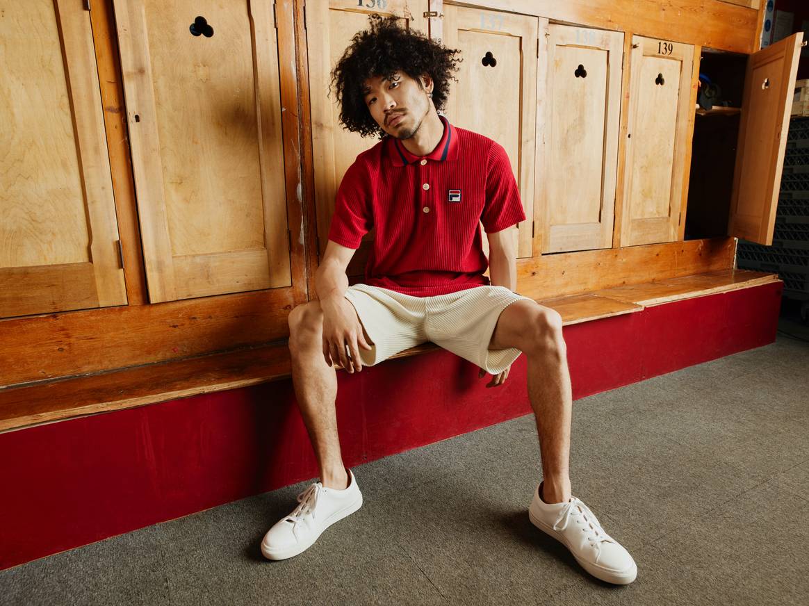Image: courtesy of Fila x Oliver Spencer by Rankin