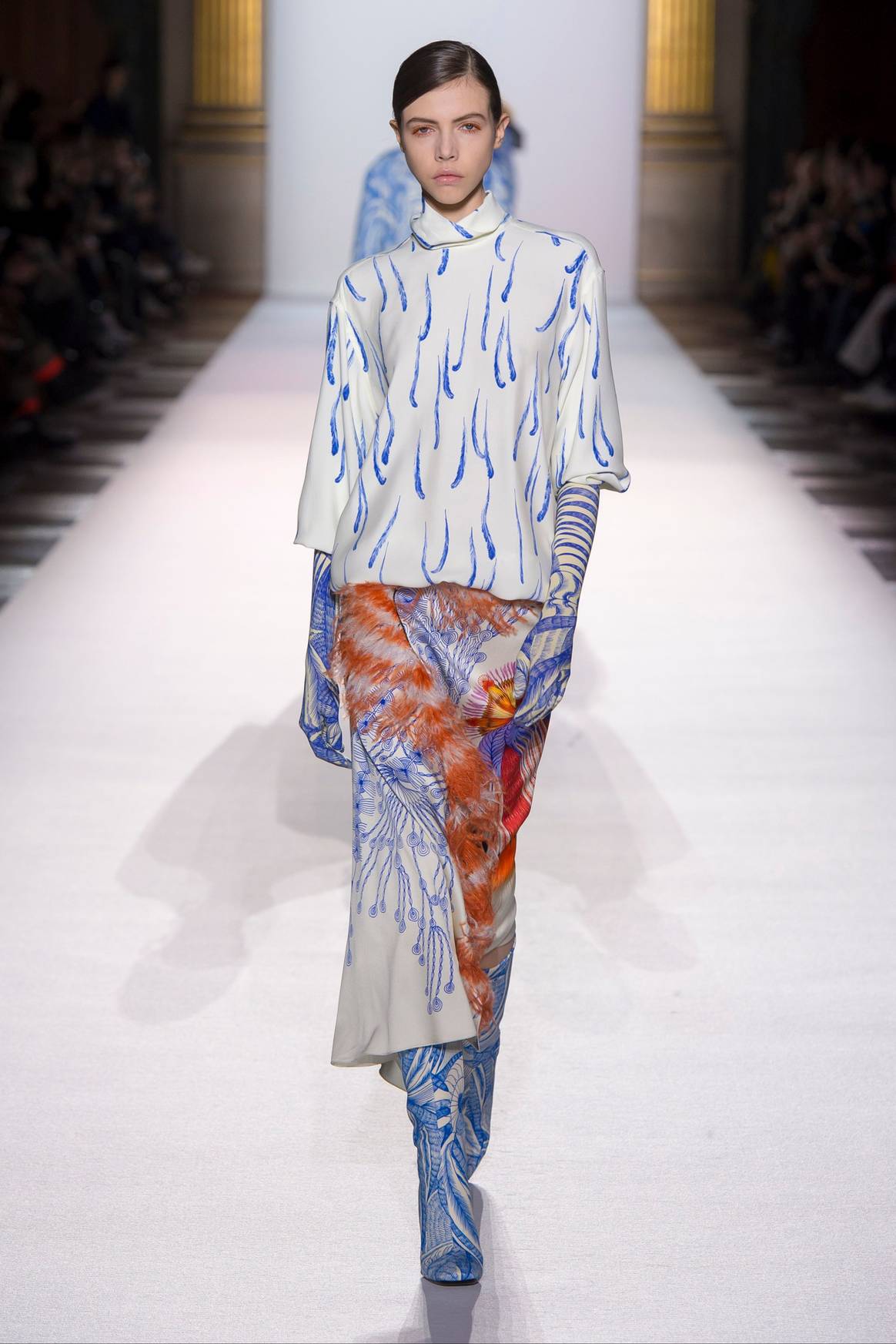 Image: Rey Pador for Dries Van Noten Womenswear FW18. Image by Kim Weston Arnold: Indigital.tv.