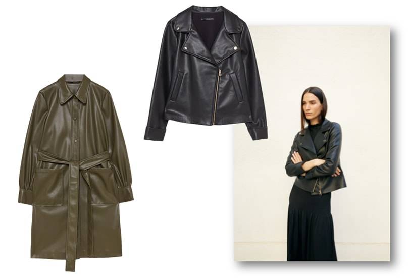 Sfera FW20 - Prendas efecto piel