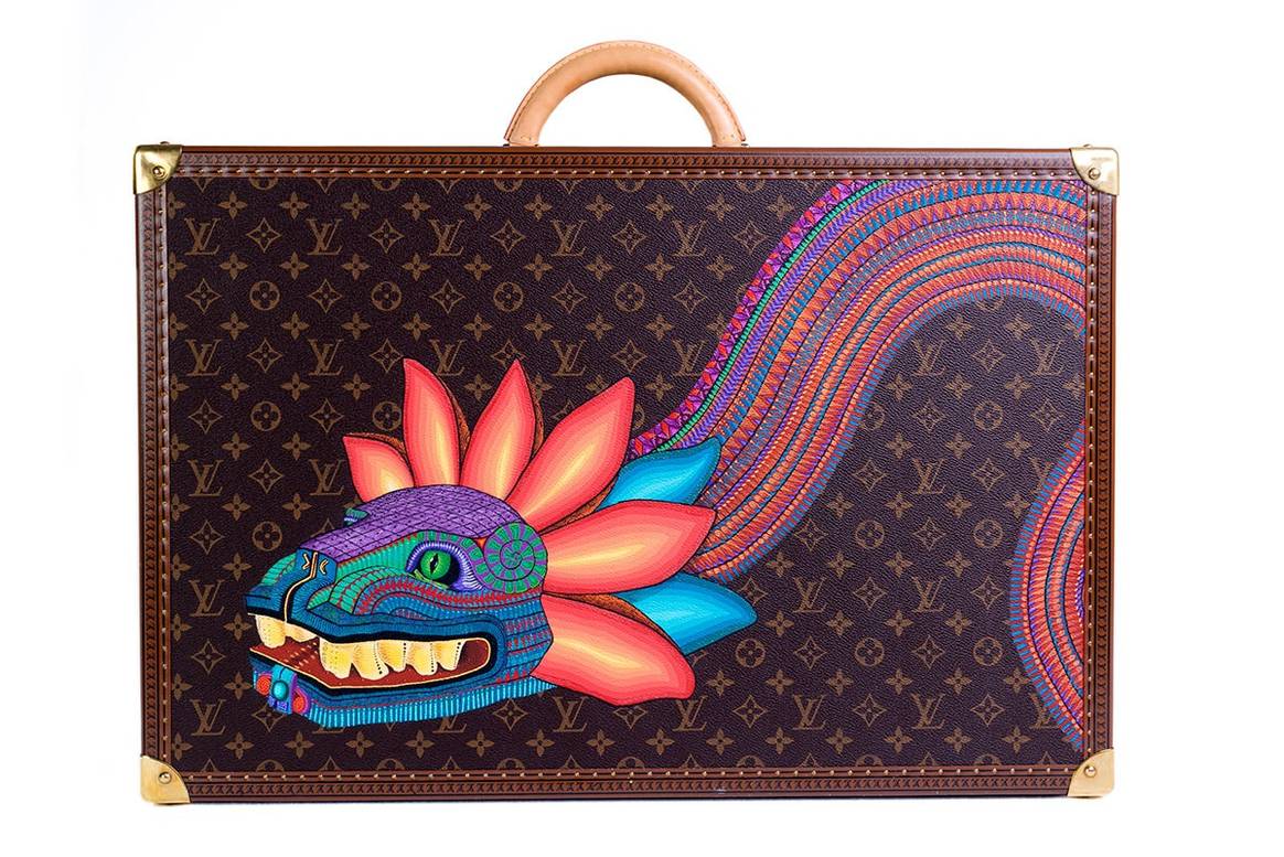Louis Vuitton presenta los primeros baúles intervenidos con arte zapoteco