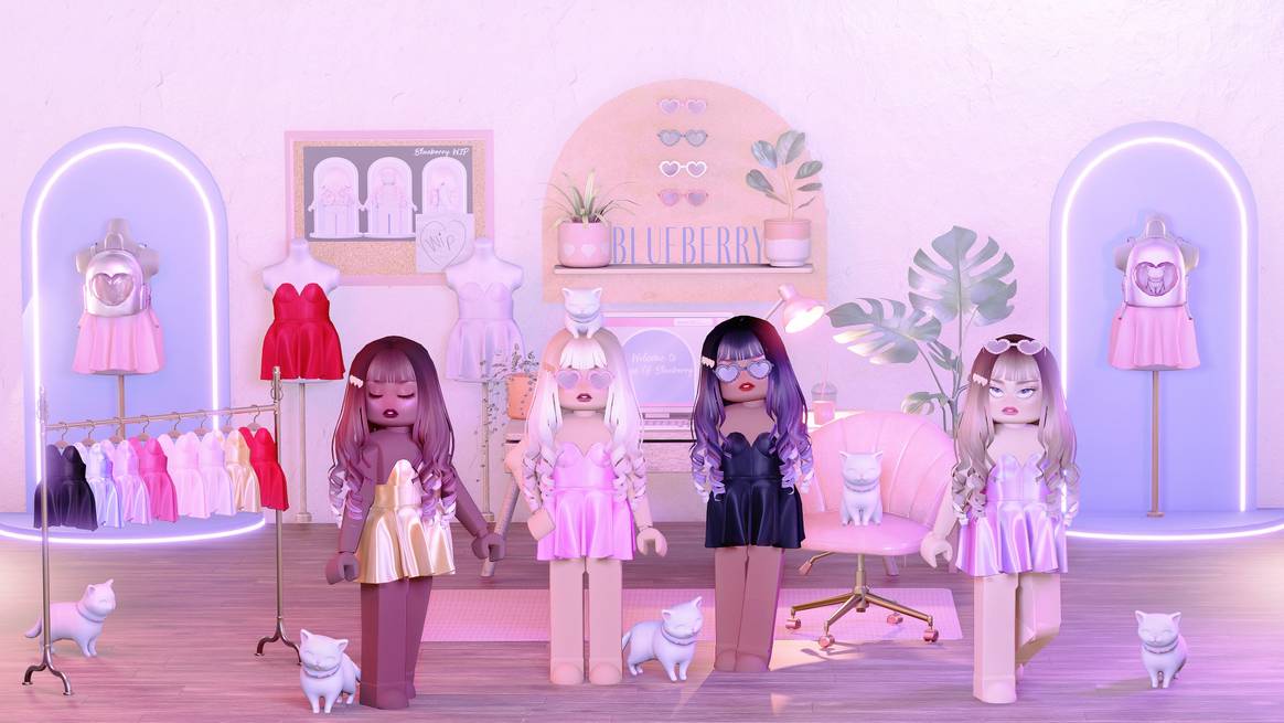 Leah Ashe x House of Blueberry in Roblox. Image: House of Blueberry