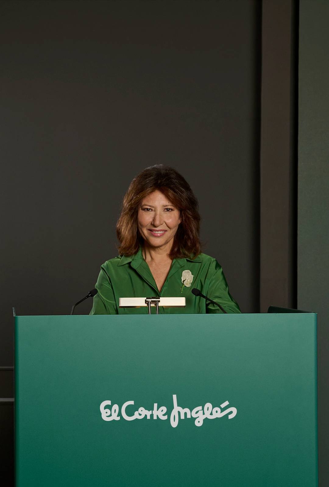 Cristina Álvarez Guil, presidenta de El Corte Inglés, durante la Junta General de Accionistas de la compañía de 2026, el 24 de julio de 2026 en Madrid (España).