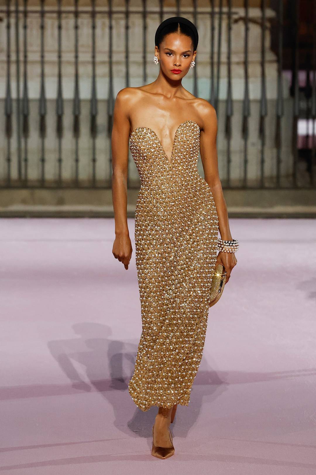 Carolina Herrera, presentazione in Plaza Mayor a Madrid della collezione Primavera/Estate 2026.