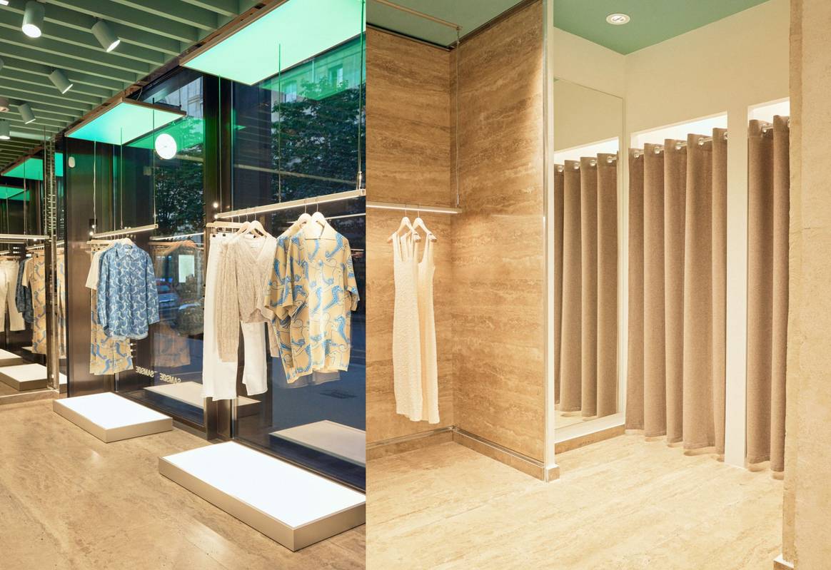 Boutique rue des Archives. Courtesy of Samsøe Samsøe (via
Obcm).