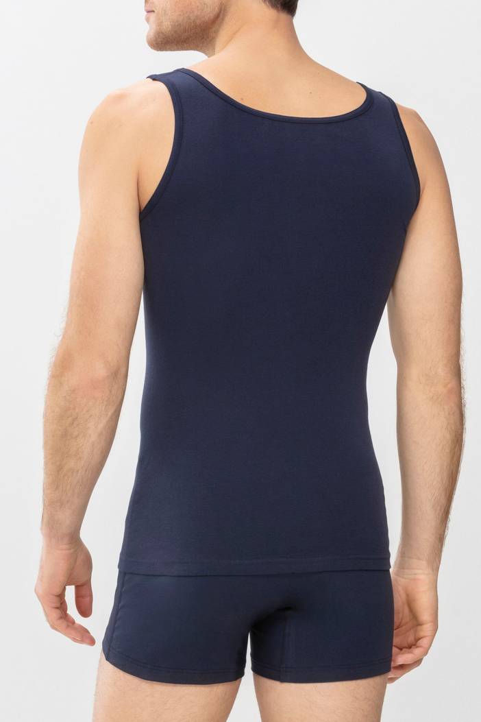 Athletic-Shirt Serie Casual Cotton Schwarz | Mey