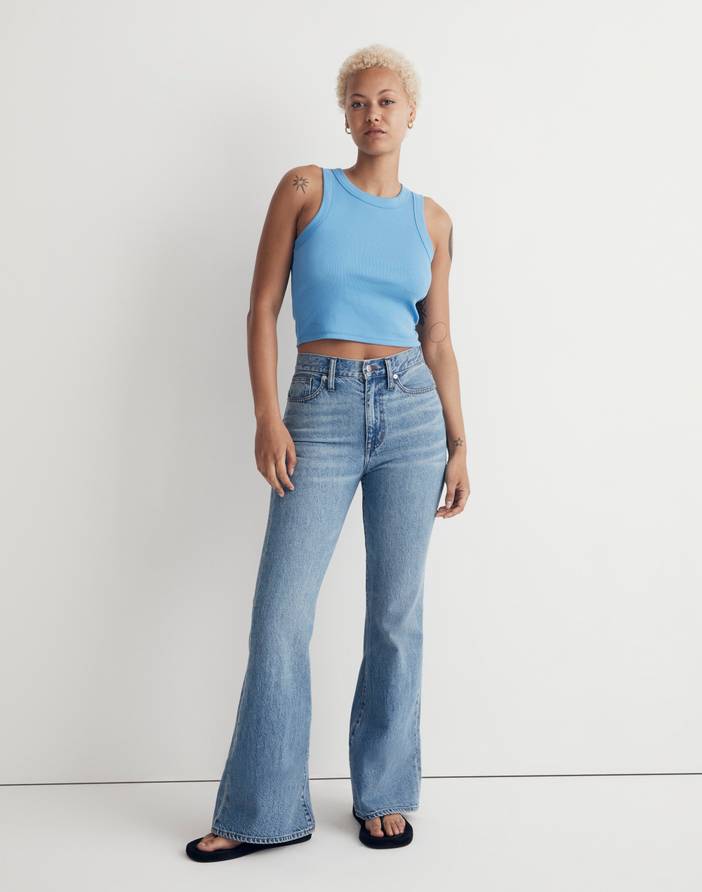 Supima® Rib Crop Tank | Madewell