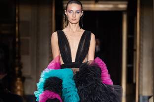 Big gowns were back at New York Fashion Week