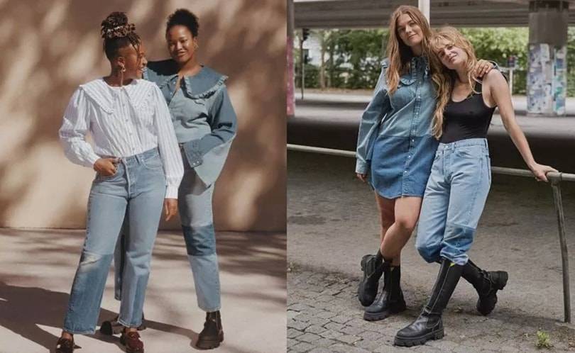 Ganni lanza una colaboración con Levi's para alquilar algunas de sus prendas míticas