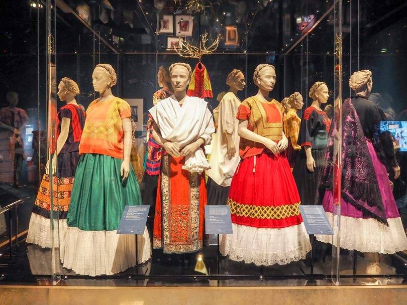 Inside the Frida Kahlo exhibition at the V&A