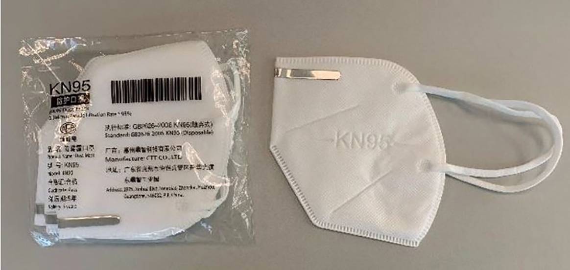 Sujetas con grapas y falsificadas: más de 100 mascarillas que no hay que utilizar