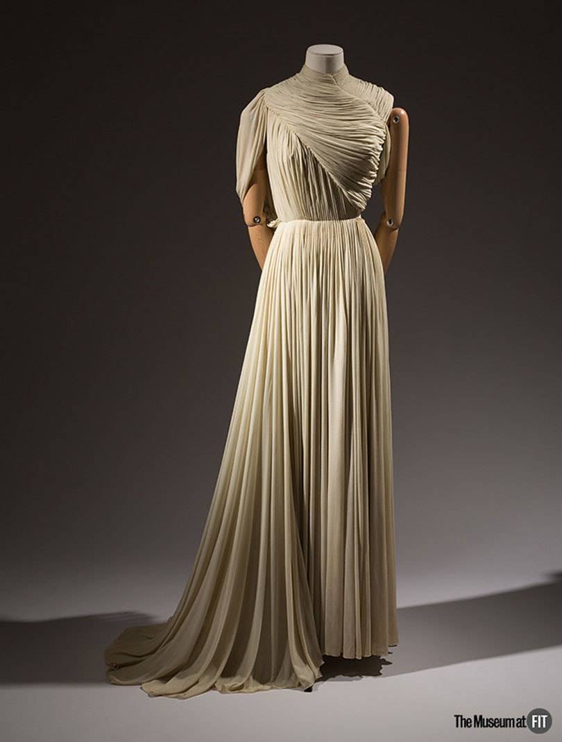 Madame Grès, dress, circa 1945, France. Prêt : Hamish Bowels.