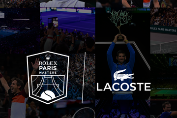 Lacoste signe un partenariat avec le Rolex Paris Masters