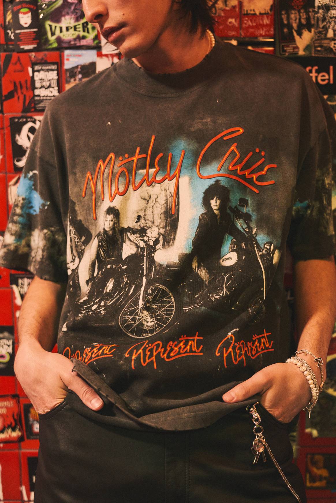 Image: Represent; Represent x Mötley Crüe collection