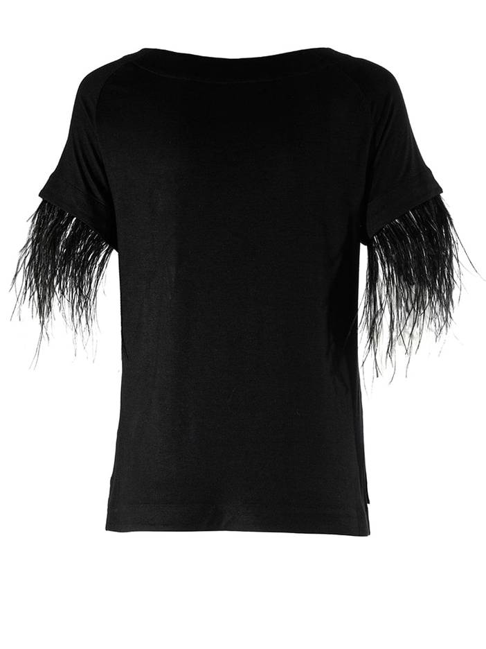 Ariel - T-Shirt mit abnehmbaren Federn | Helene Galwas