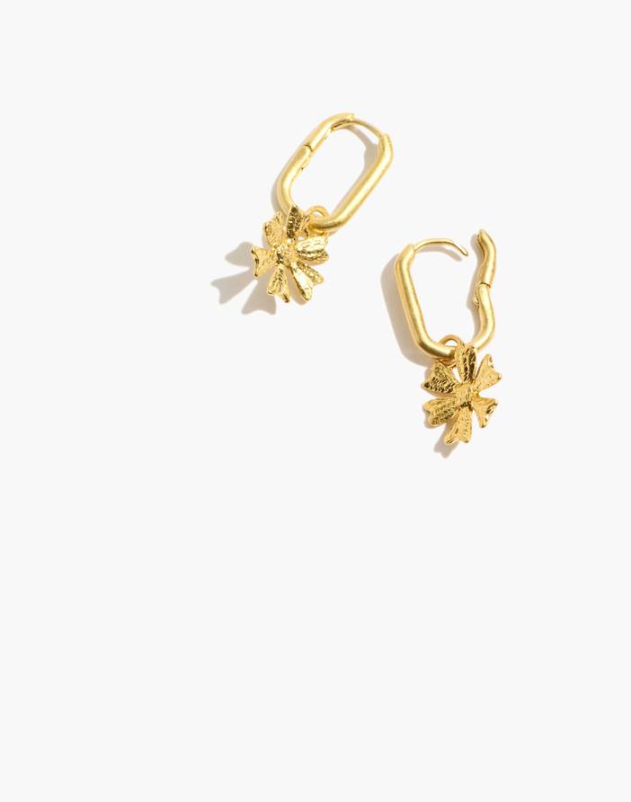 Mojave Daisy Carabiner Huggie Hoop Earrings | Madewell